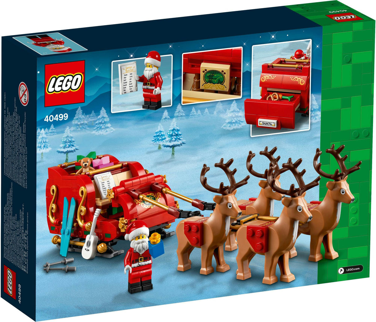 LEGO 40499 Iconic Santa's Sleigh LEGO