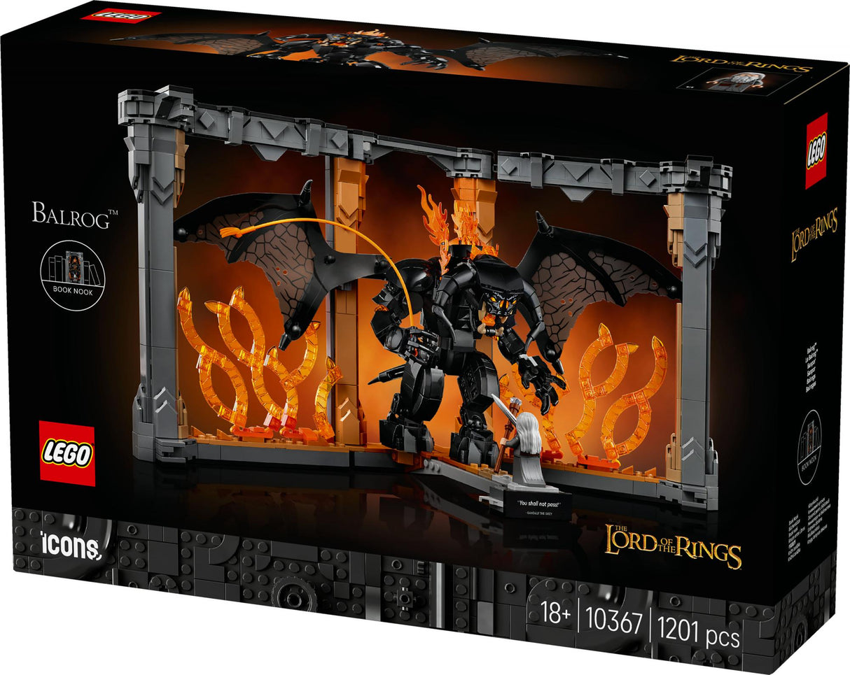 LEGO 10367 Icons The Lord of the Rings: Balrog Bookend LEGO