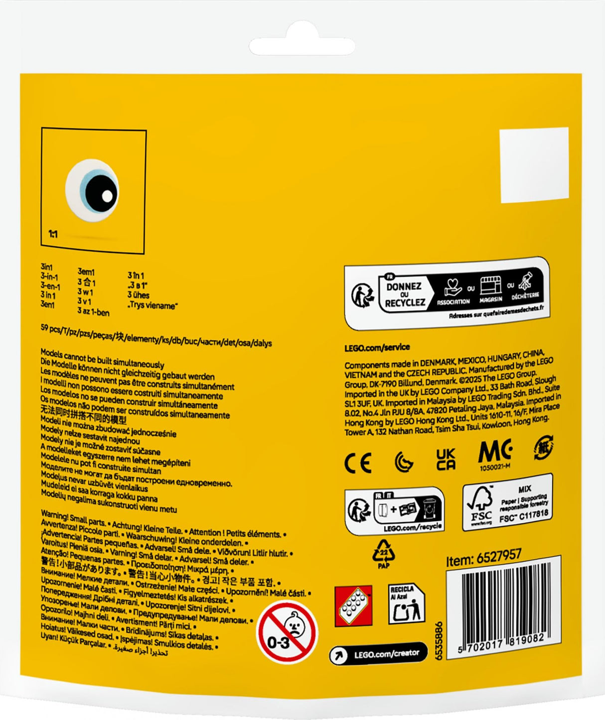 LEGO 30688 Creator 3-in-1 Tropical Toucan LEGO