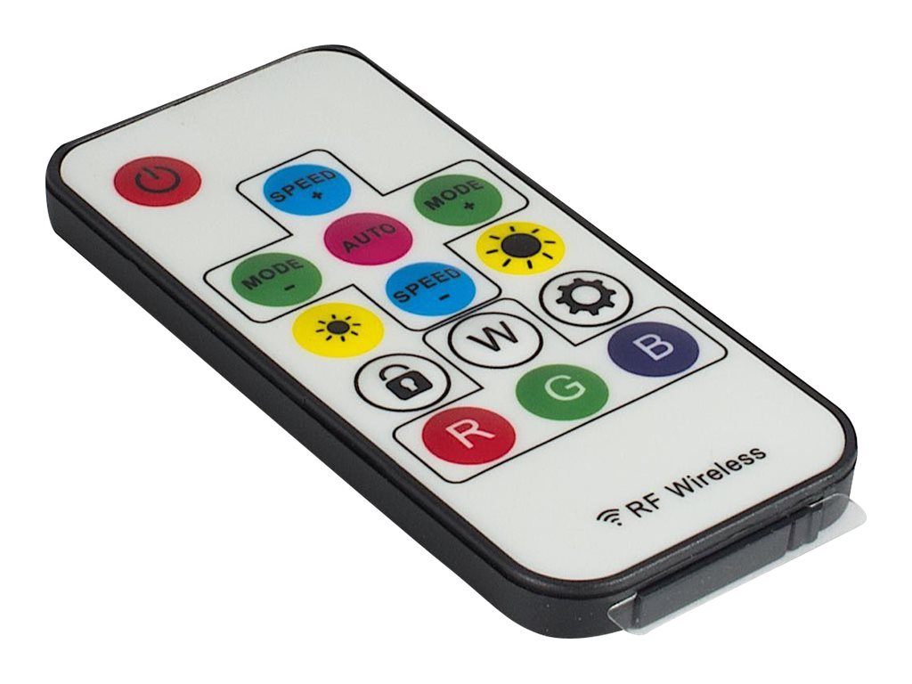 Inter-Tech W-III RGB Tårn ATX Ingen strømforsyning Sort