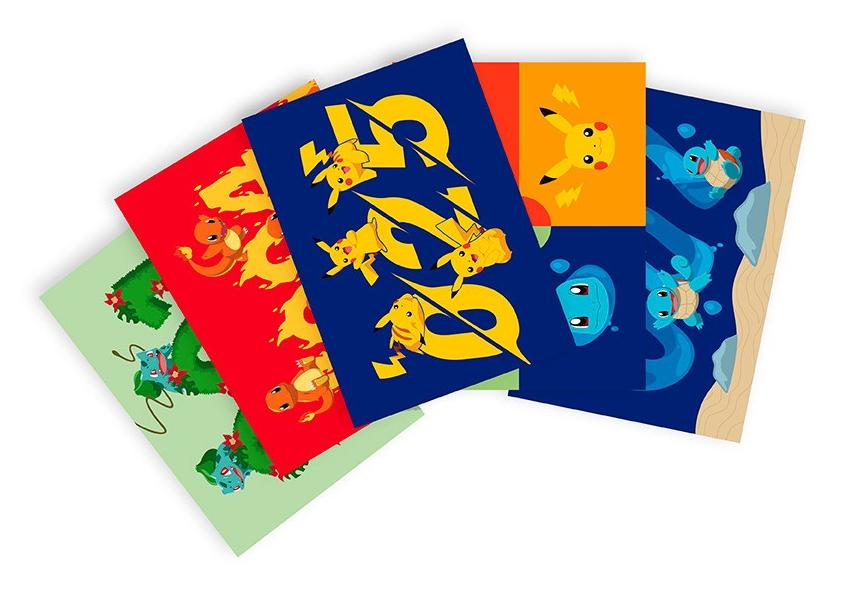 POKEMON - Pck A5 Notebook + Mug320ml + Postcards Pikachu Geekd