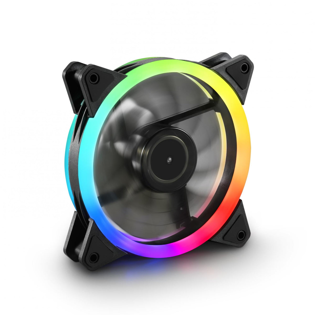 Sharkoon SHARK Blades PWM RGB Black 120mm 1400RPM FDB 20x ARGB LED PC Case Fan Sharkoon