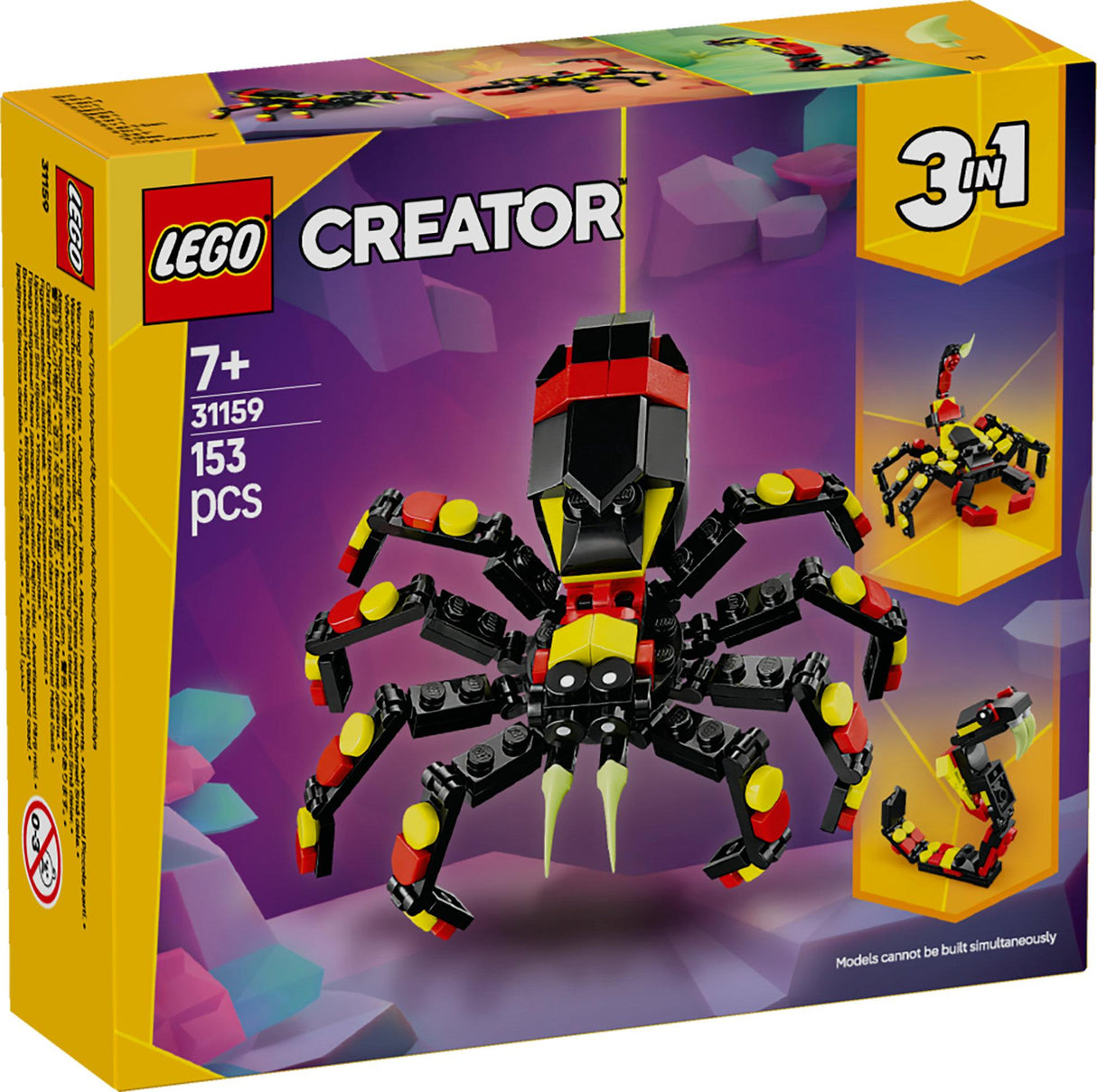 LEGO 31159 Creator 3-in-1 wild animals: surprise spider LEGO