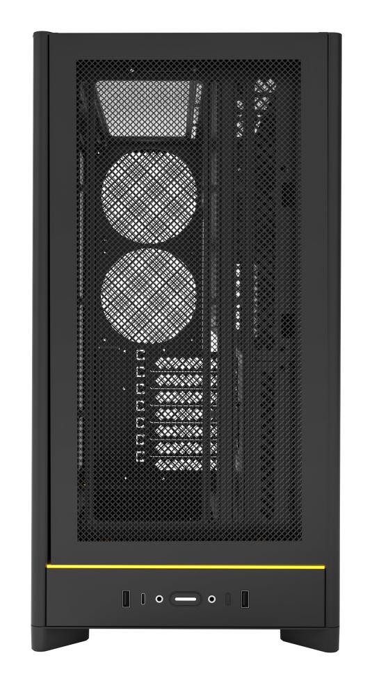 Montech HS01, Mesh front, ATX, no fans - Black Telon Technology Co Ltd (Montech)