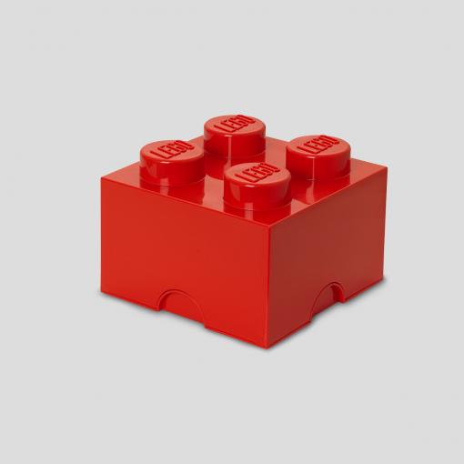 Room Copenhagen LEGO Storage Brick 4 red - RC40031730 Room Copenhagen