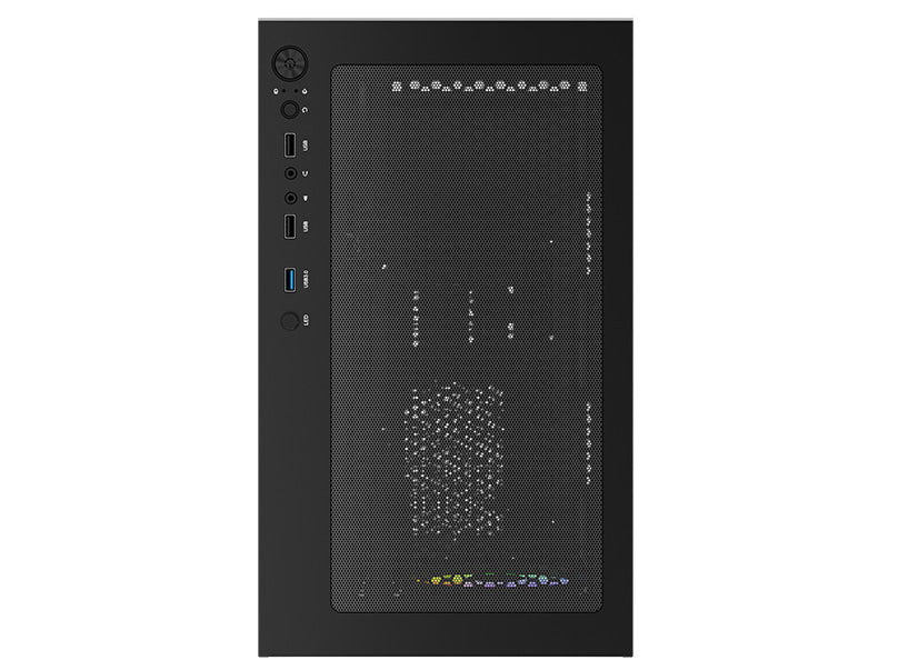 AeroCool Viewport Mini Tårn Micro ATX Ingen strømforsyning Sort