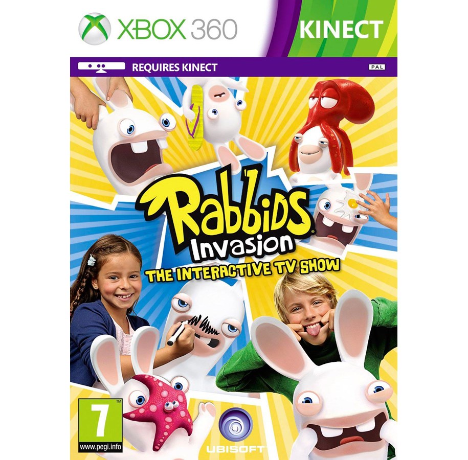 Rabbids Invasion: The Interactive TV Show – Kinect – Xbox 360 – forside