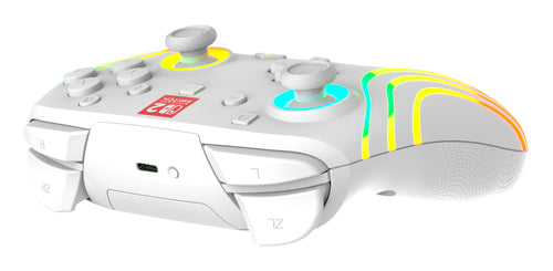 Turtle Beach Afterglow Wave Wireless – Switch-controller – Hvid – controller skråt ovenfra