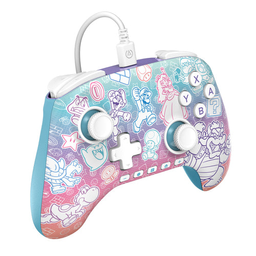 PowerA Advantage Wired Switch 2 Mushroom Kingdom – Controller set skråt