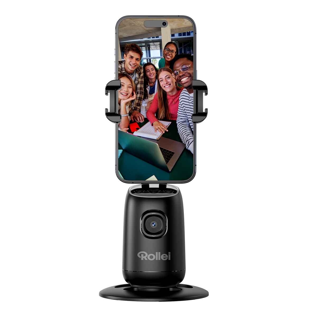 Rollei Easy Creator Desktop AI – mobilstativ med ansigtssporing – detalje eller anvendelse 1