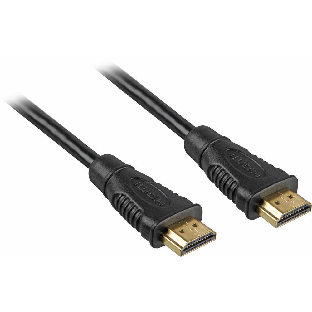 Sort Sharkoon HDMI kabel på femten meter