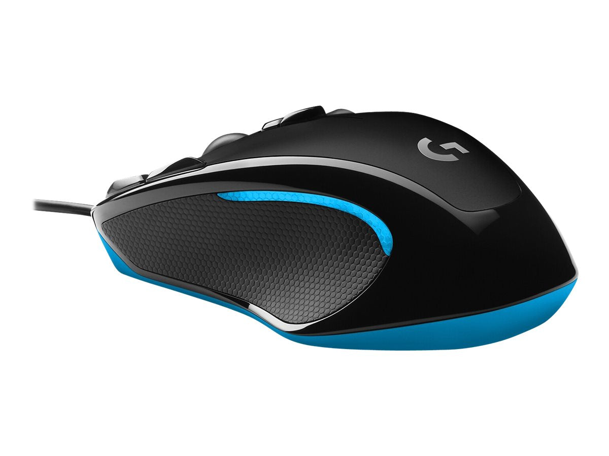 Logitech G300S Optisk kabel Svart