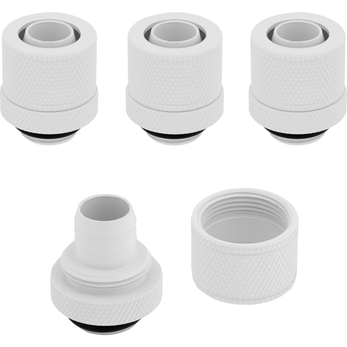 CORSAIR Hydro X Series XF Kompressionskoppling Kylvätskekoppling 4-pack Vit