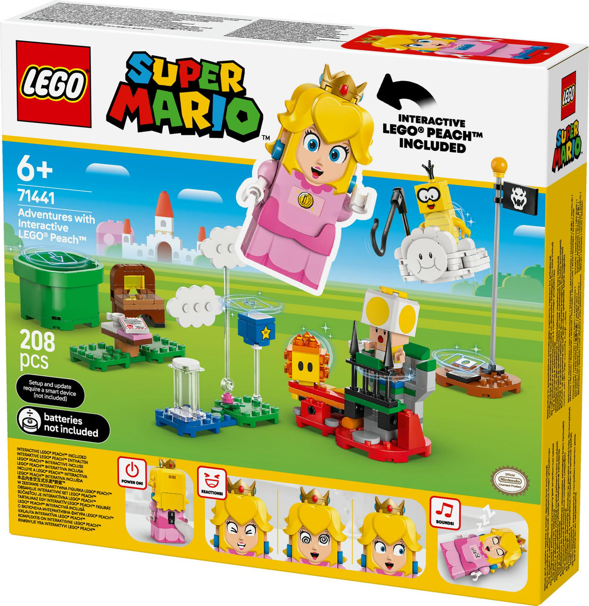 LEGO 71441 Super Mario Adventures with the interactive LEGO Peach LEGO