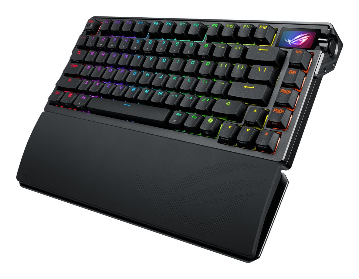 ASUS ROG AZOTH EXTREME 75% Wireless DIY Custom Gaming Keyboard, OLED display ASUS