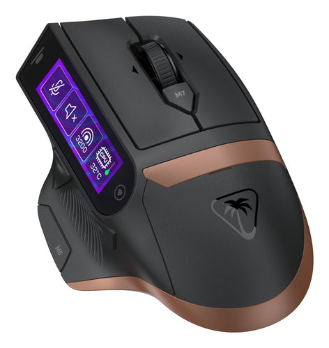 Turtle Beach Command MC7 – trådløs gamingmus med skærm – Bagside og skærm