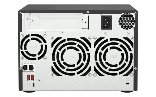 QNAP TS-673A – bagside og porte
