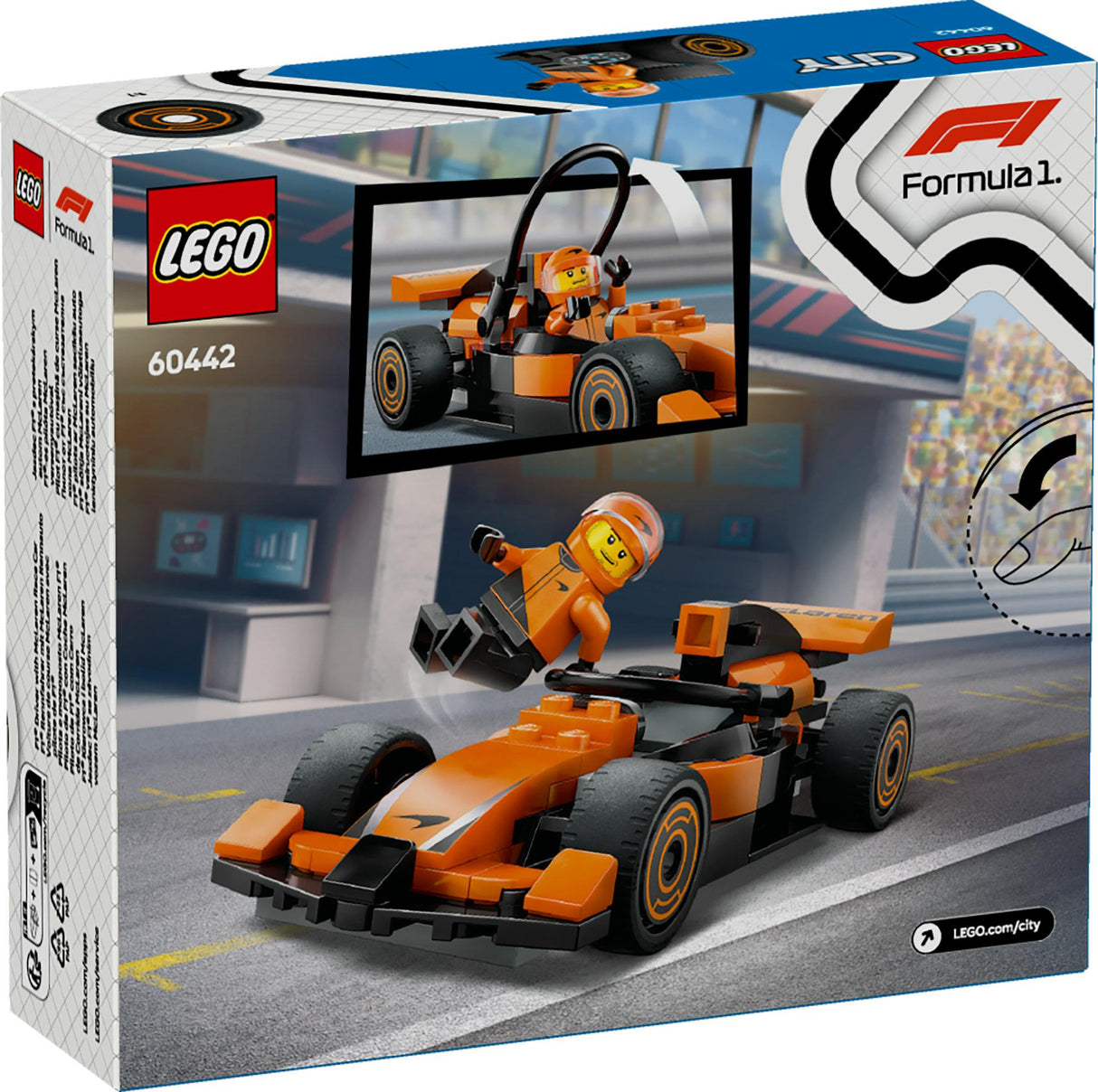 LEGO 60442 City F1 Racer with McLaren Racing Car LEGO