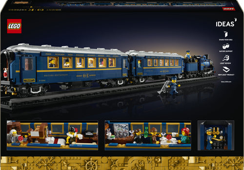 LEGO Ideas 21344 – Orientekspressen – æskens bagside