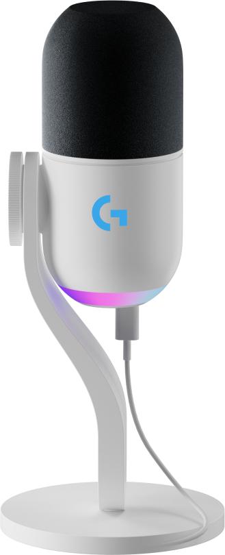 Logitech - Yeti GX Dynamic RGB Gaming Mic med LIGHTSYNC, Off-hvid