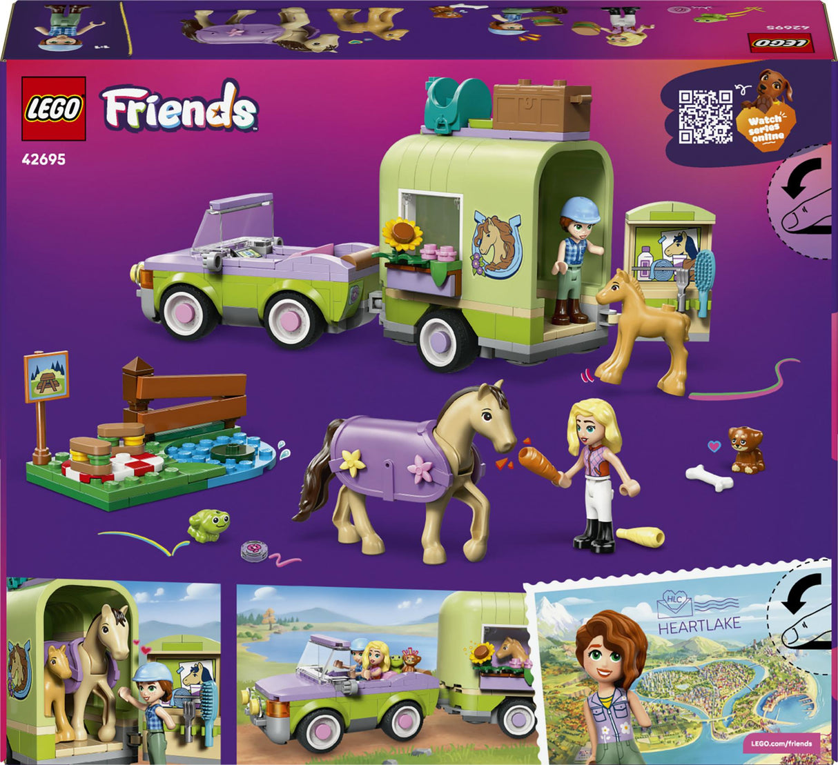 LEGO - LEGO Friends - Horse & Baby Foal Trailer (42695) LEGO