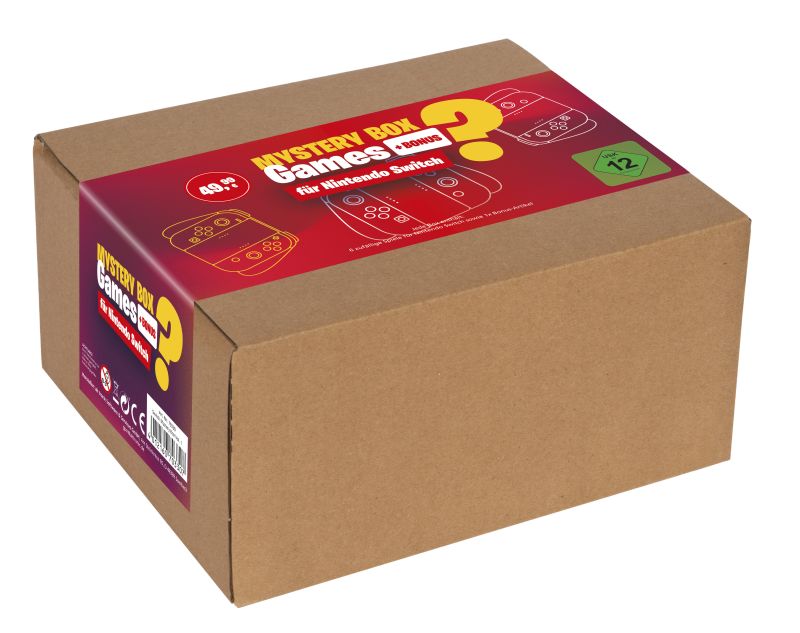 Nintendo Switch Mystery Box Vol. 1 – 6 Switch-spel + bonusföremål