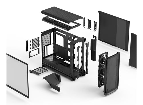 Midi Fractal Design Meshify 3 XL Black RGB TG Light Tint Fractal design