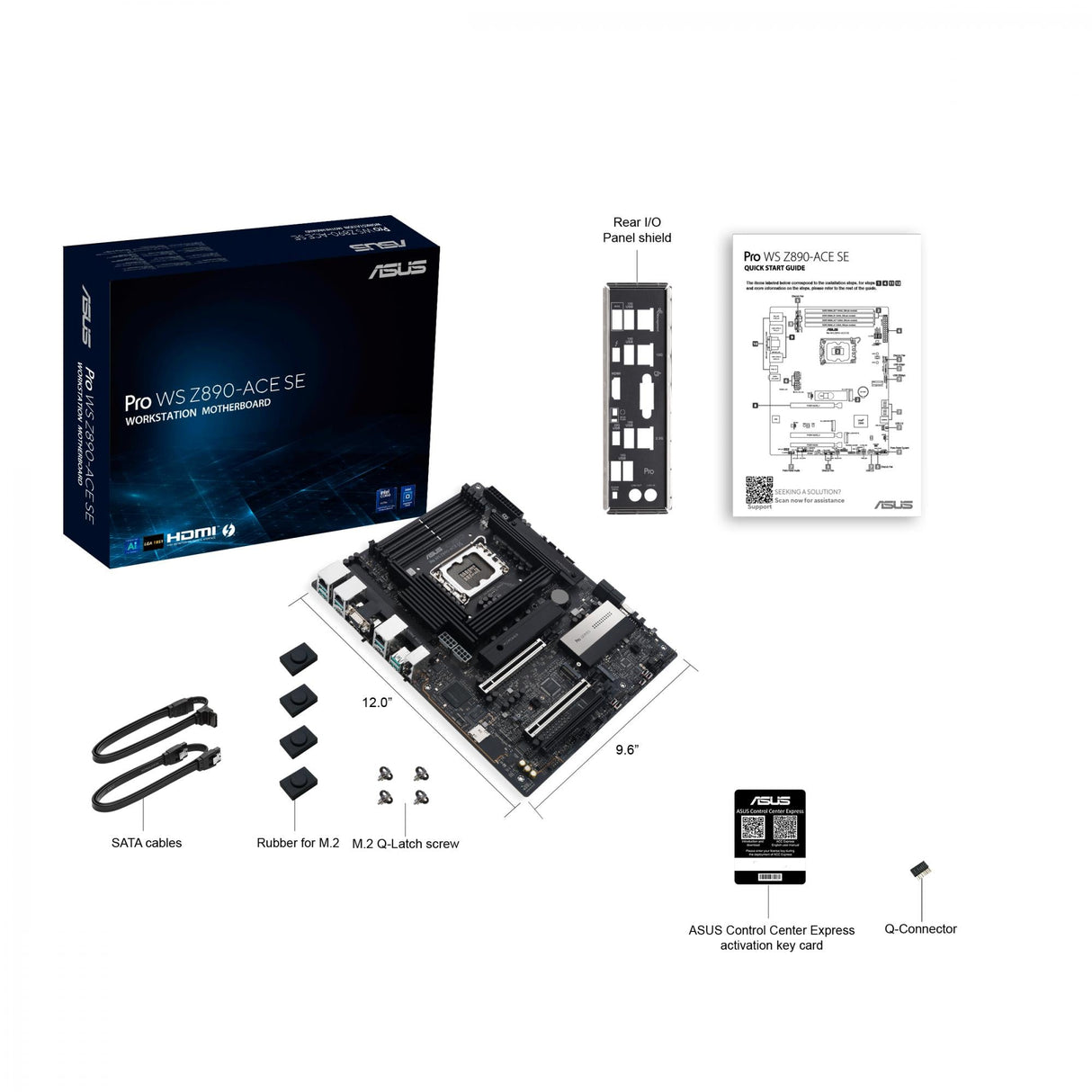 ASUS PRO WS Z890-ACE SE (ATX, Z890, LGA 1851, DDR5) ASUS