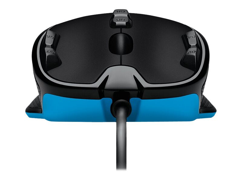 Logitech G300S Optisk kabel Svart