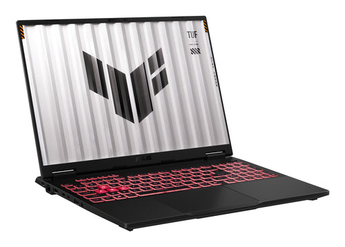 ASUS TUF Gaming A16 FA608UP-TU131W – set skråt forfra (vinkel 3); layout på billedet er illustrativt