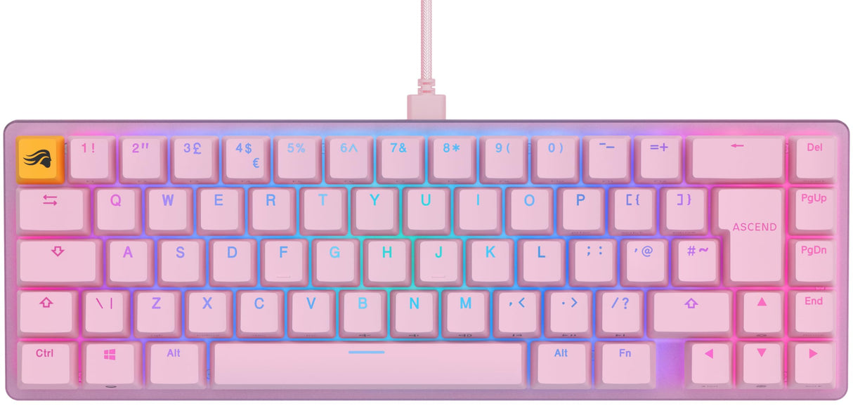 Glorious GMMK 2 Compact 65% - Fox switch, - Pink