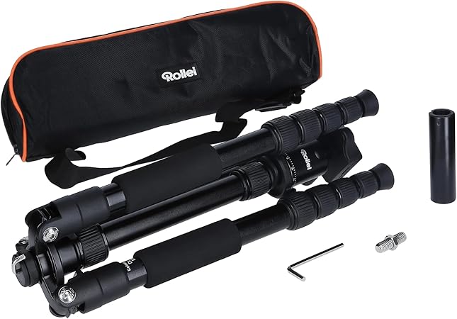 ROLLEI Kamerastativ T2 Sort Aluminium