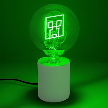 LED Neon Pære – Minecraft Creeper