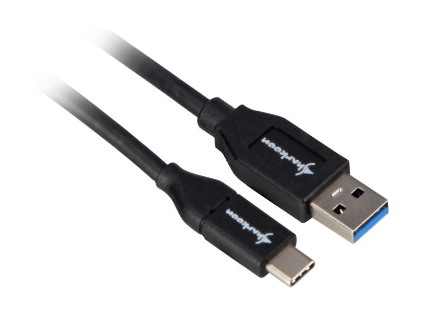 Sharkoon USB 3.1 Cable A-C - black - 1m Sharkoon