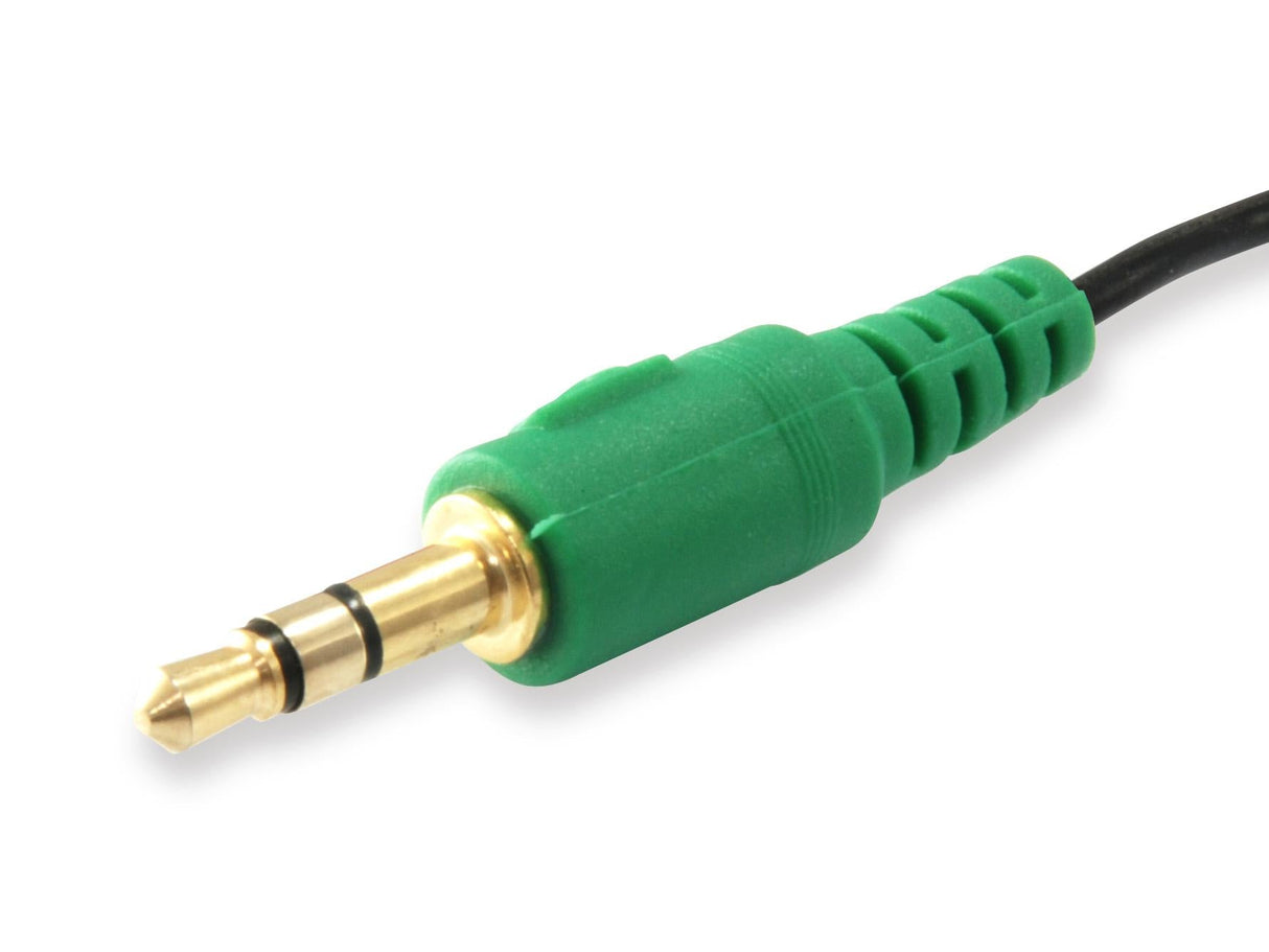 Equip Audiokabel Splitter 3.5mm->2x3.5mm Bu/St grün/rot Polybeutel Equip