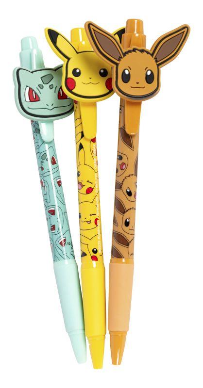 Pokémon - Pen Set, 3 pack Pokémon