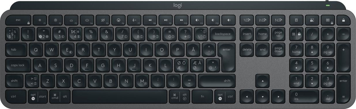 Logitech - MX Keys S Advanced Trådløs Illuminated Tastatur