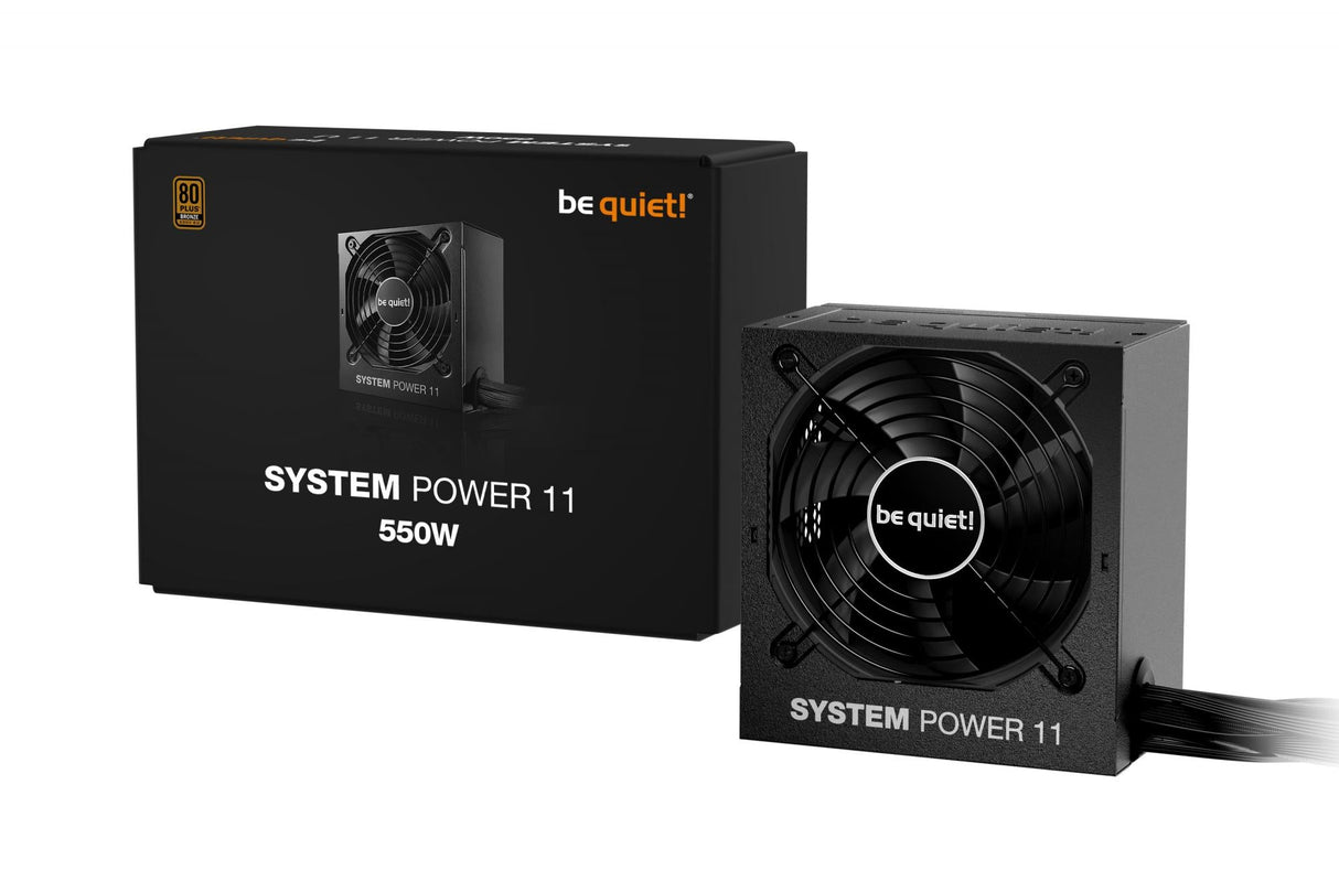 Be quiet System Power 11 550W ATX3.1 (black, 1x 12-pin high power GPU, 2x PCIe, 550 watts) Be quiet