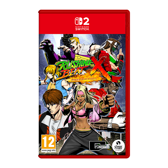 Rushing Beat: X Return of the Brawl Brothers – Nintendo Switch 2 – spilomslag