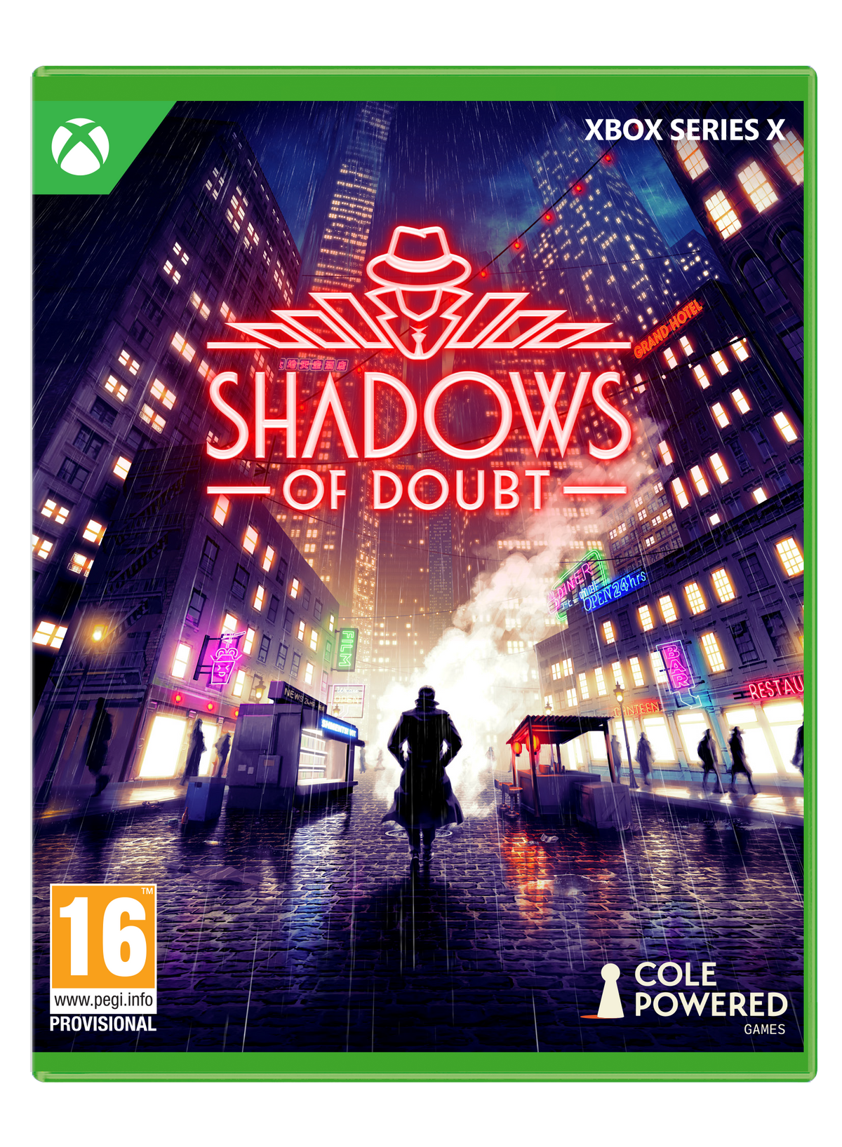 Shadows of Doubt – Xbox Series X – spillets forside