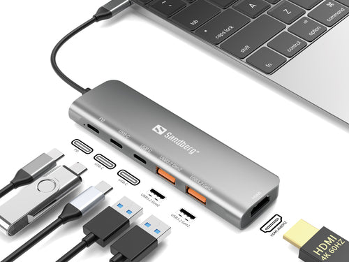 USB-C Dock HDMI + 2xUSB-A +