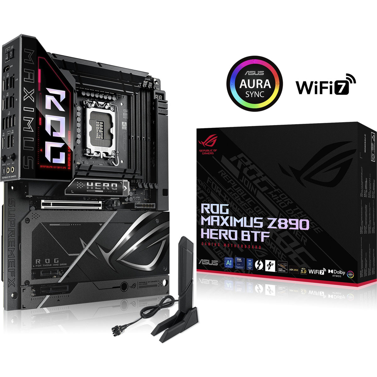 Asus Asus ROG MAXIMUS Z890 HERO BTF - Socket 1851 Asus