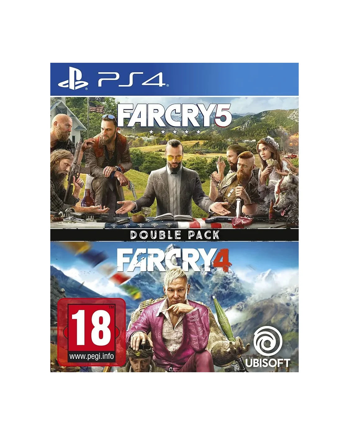 Far Cry 4 + 5 Compilation (DE/Multi in Game) – PlayStation 4 – spilomslag