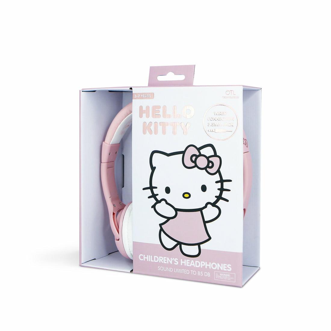 OTL - Junior Wired Headphones - Hello Kitty Rose Gold OTL