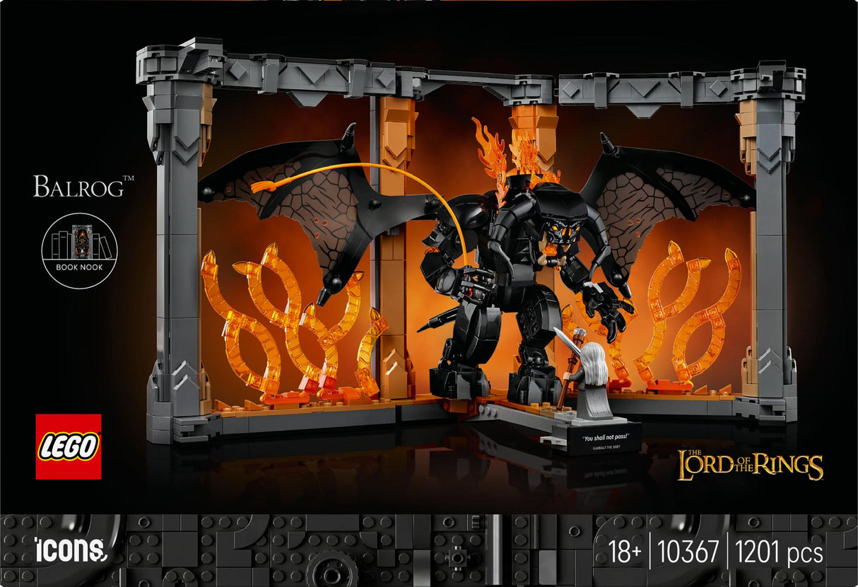 LEGO 10367 Icons The Lord of the Rings: Balrog Bookend LEGO