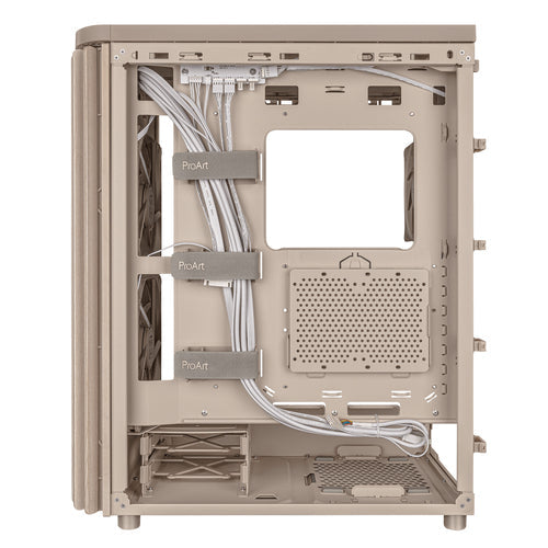 ASUS ProArt PA401 Wood Edition Beige - Tempered Glass Panel – indvendig opbygning eller underside (vinkel 3)