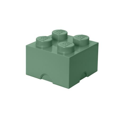 Room Copenhagen LEGO Storage Brick 4 sand green - RC40031747 Room Copenhagen