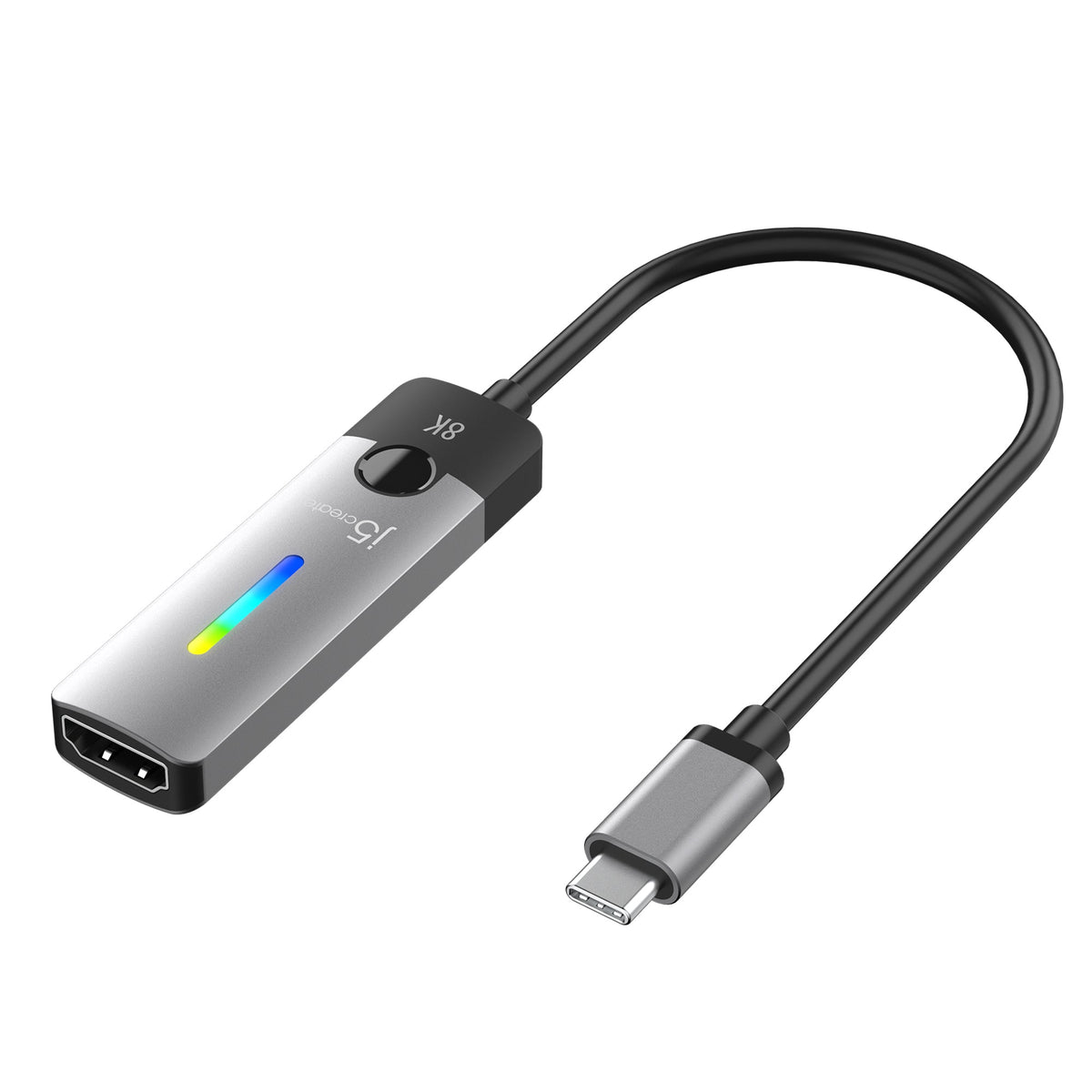 j5create USB-C til HDMI 2.1 – 8K-skærmadapter – Adapter med kabel