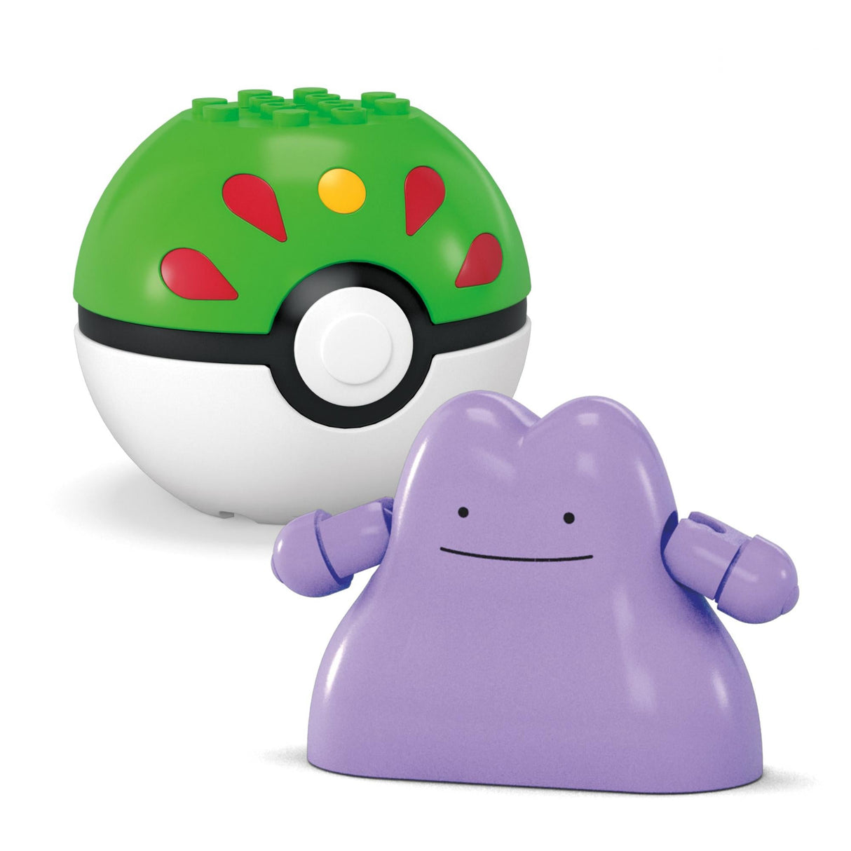 MEGA - Pokémon Poké Ball 2-Pack Building - Pikachu & Ditto (JCT43) Megabloks