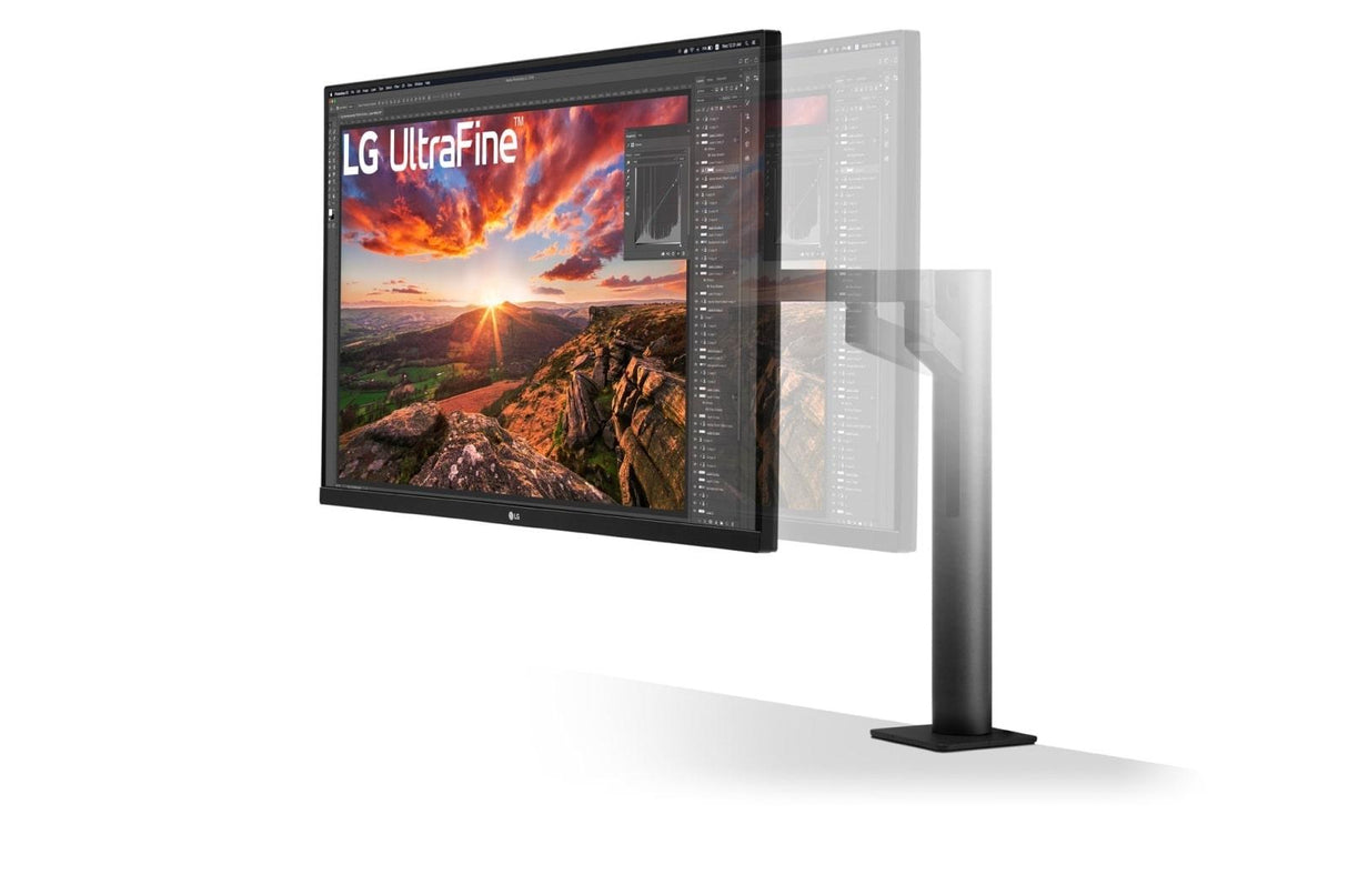LG UltraFine Ergo 32UN880P-B 32 3840 x 2160 (4K) HDMI DisplayPort USB-C 60Hz Forlæng Træk tilbage Dockingskærm LG Electronics